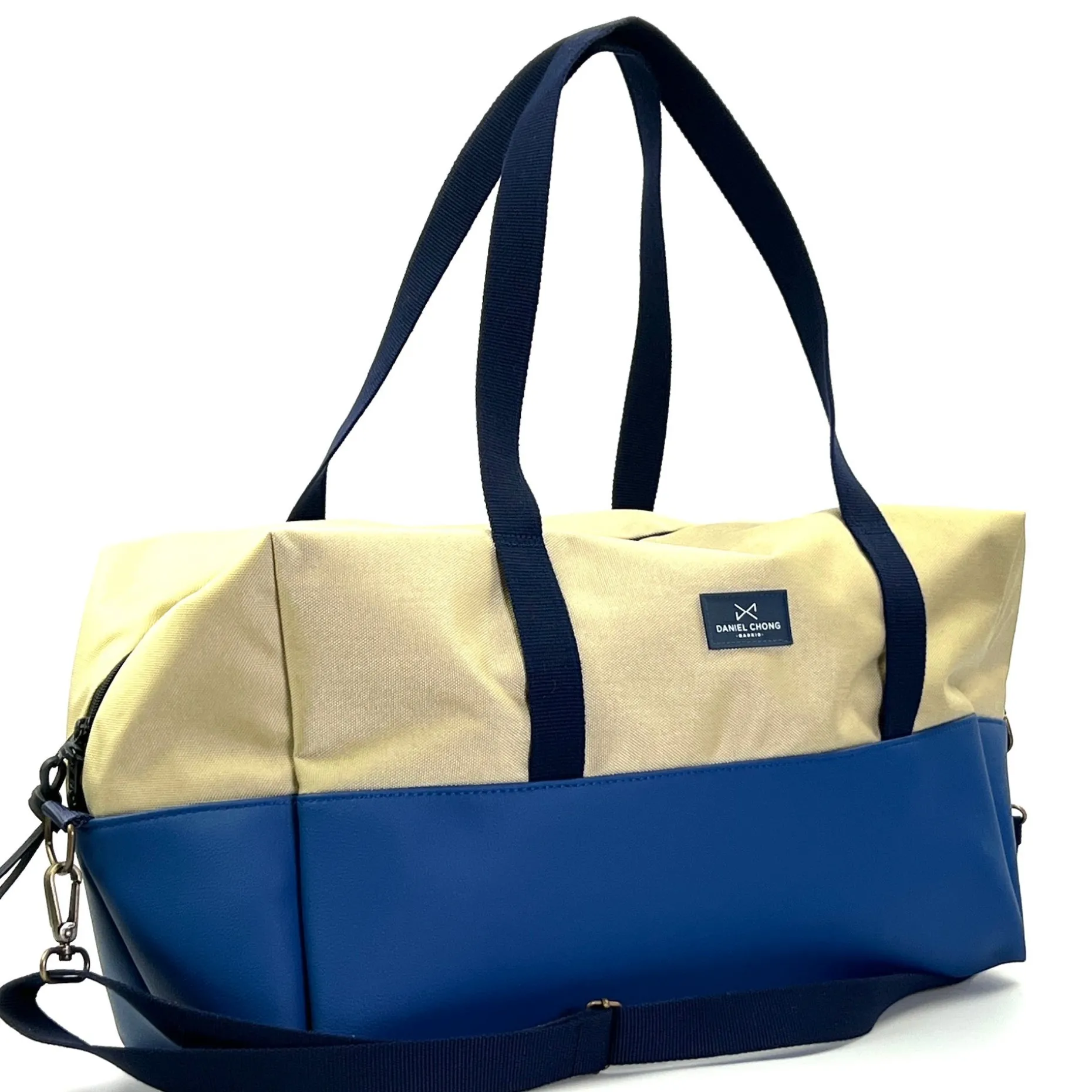 Daniel Chong Gym Bag Beige / Azul Real New