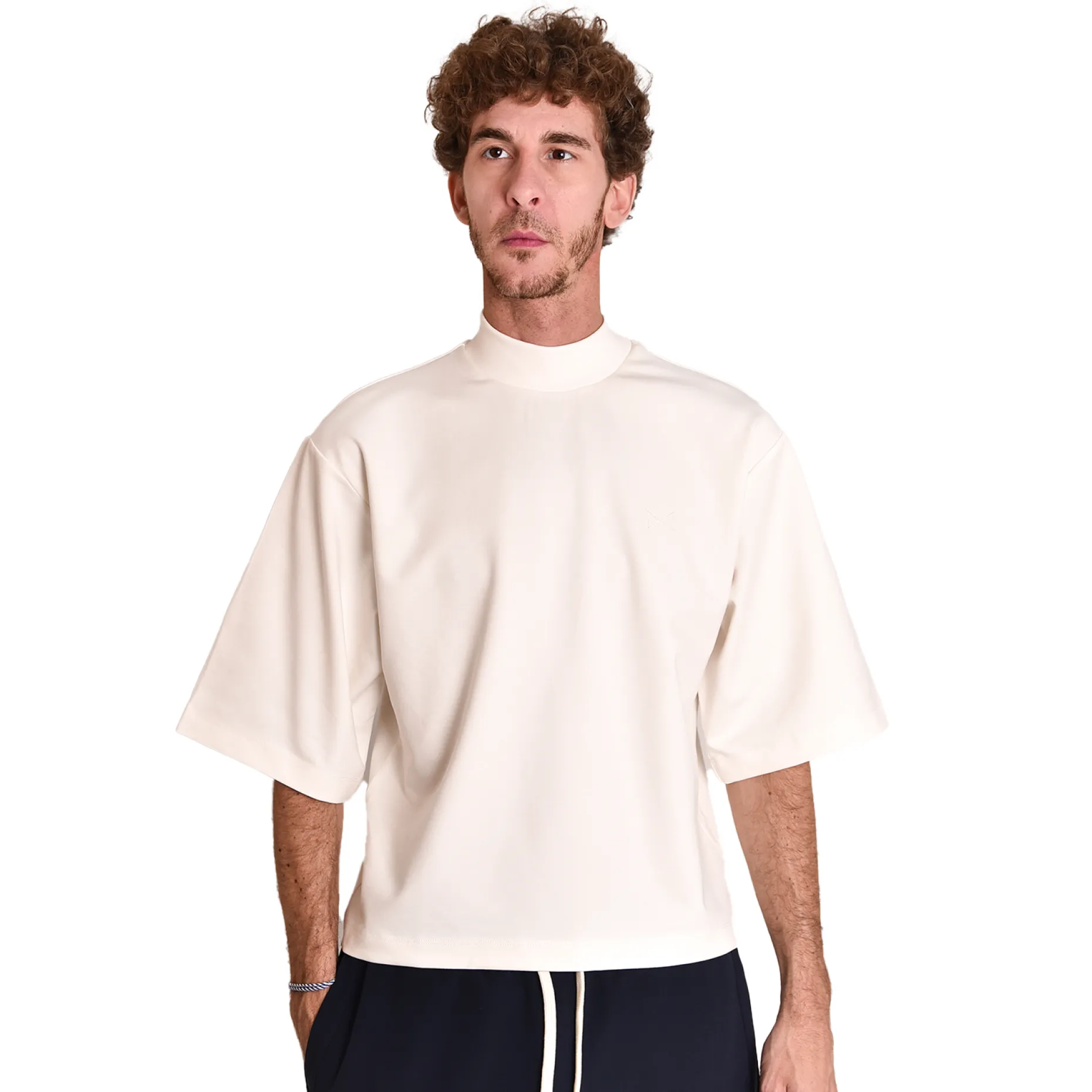 Daniel Chong SS TURTLE NECK BLANCA Flash Sale