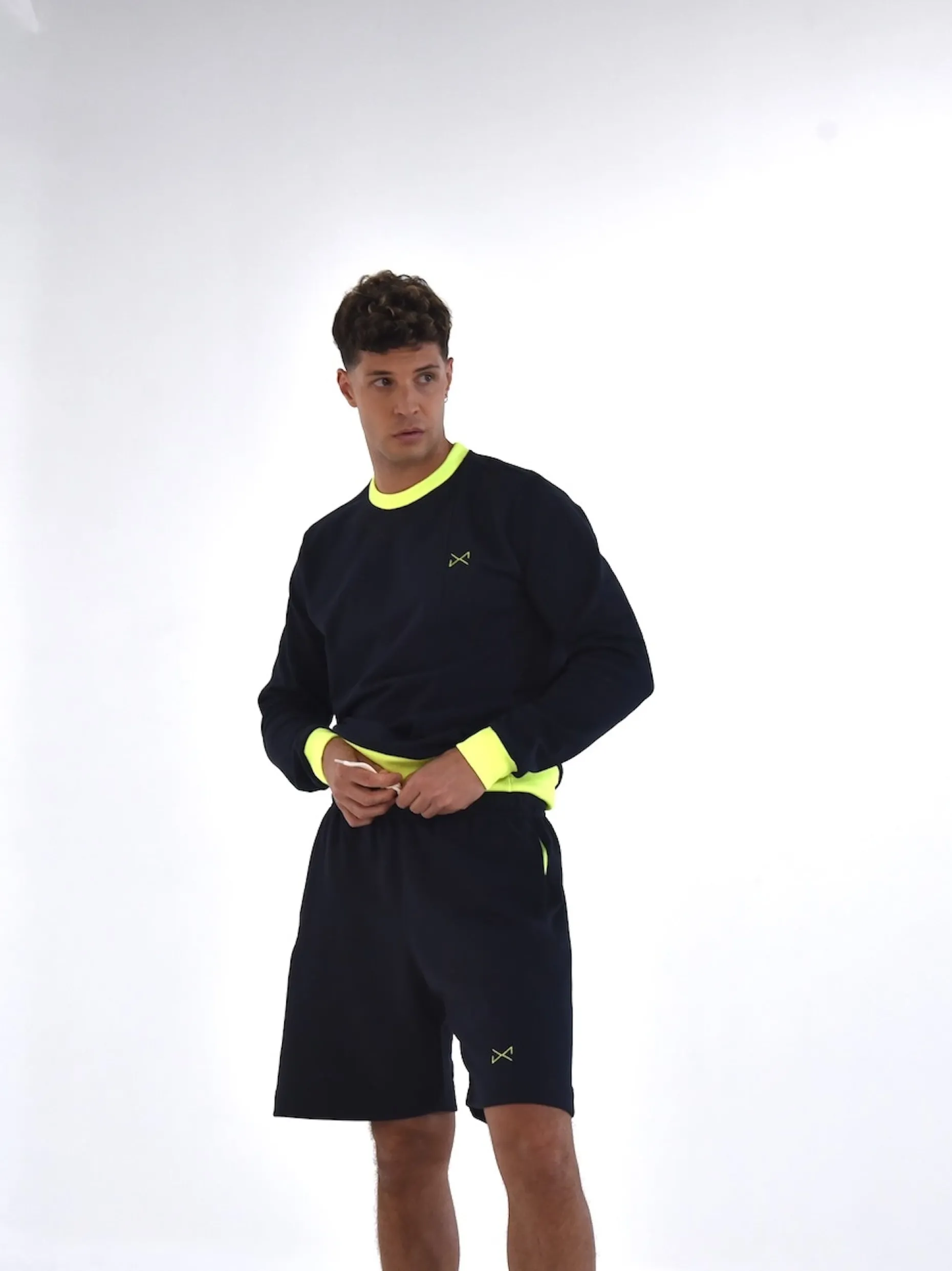 Daniel Chong Sudadera BICOLOR NAVY/FLUOR Cheap