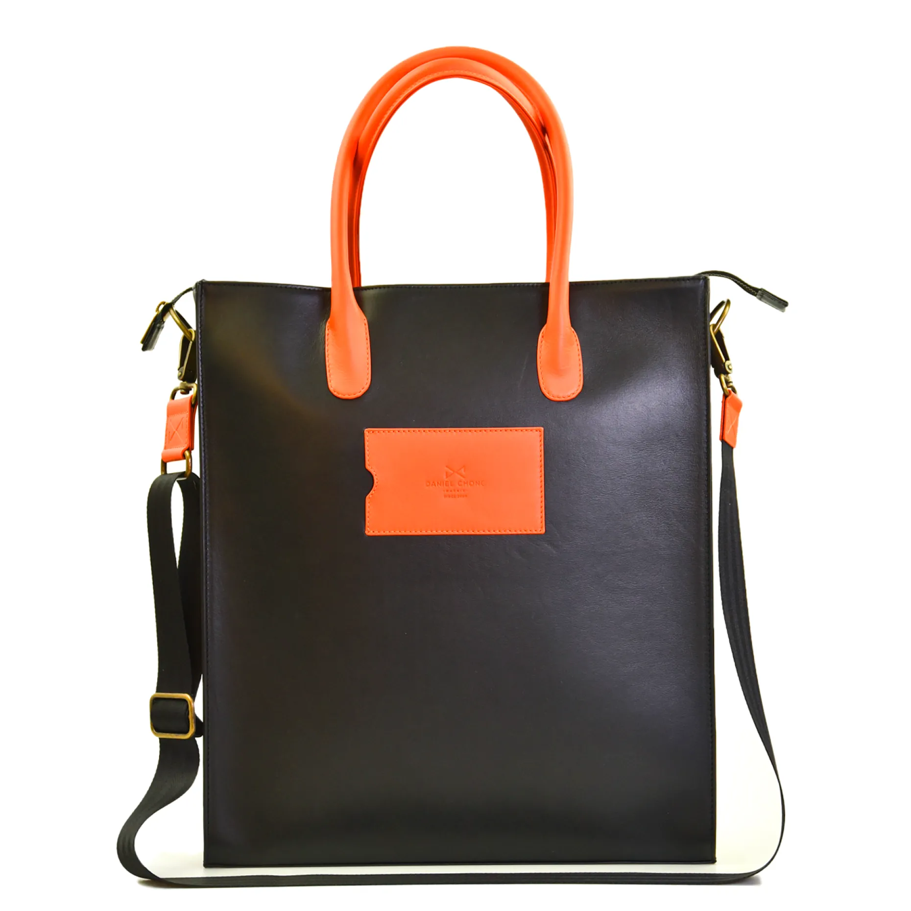 Daniel Chong THE CLERK MAXI NEGRO & NARANJA Clearance